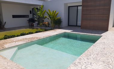 For Sale,  one level home with private pool, full equipped and furnished