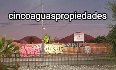 Gran Terreno con salida a dos avenidas, en el corazón de Quilicura