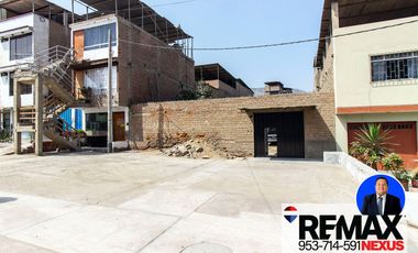 SE VENDE AMPLIO TERRENO EN VILLA MARIA DEL TRIUNFO