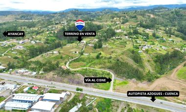Venta de Terreno en Azogues, sector El Cisne