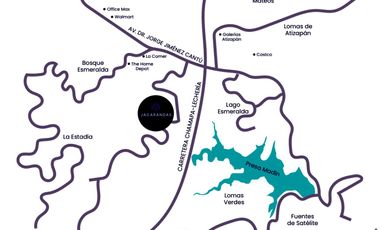 Terrenos en venta en Bosque Esmeralda Jacarandas
