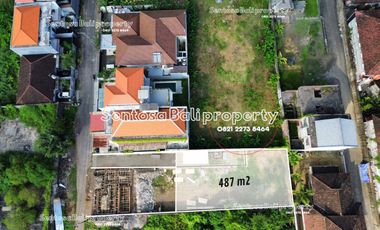 Tanah lokasi strategis 487m² dekat Sunset Road seminyak  Kuta Bali