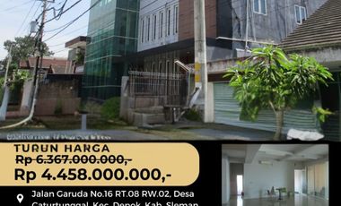 JUAL CEPAT KANTOR 3 LANTAI DI JL AFANDI CATURTUNGGAL