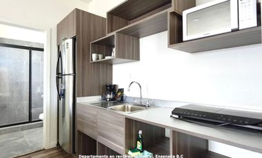 Departamento en renta | Terraza con vista al mar | El Sauzal, Ensenada
