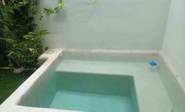CASA EN RENTA AMUEBLADA ,TIPO LOFT, DOBLE ALTURA, ESPACIOS ABIERTOS, EN RESIDENCIAL ARBOLADA, EXCLUSIVA