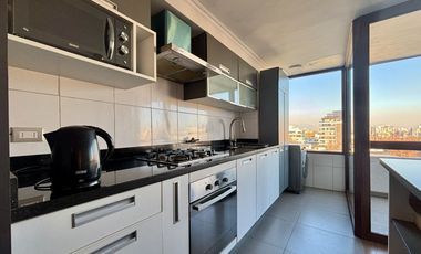 Se Vende Departamento Remodelado Y Amoblado, Estacionamiento. Providencia, Los Leones