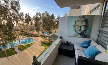 Rebajado! Depto Semi Nuevo Condominio Costa Algarrobo, Algarrobo.