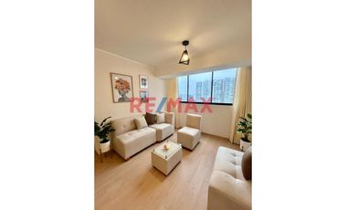 Se Alquila Dpto. Amoblado De Dos Habitaciones En Barranco. S/. 2,500