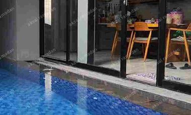 Rumah Lux Kolam Renang Furnished Dekat Griya Arcamanik Kota Bandung
