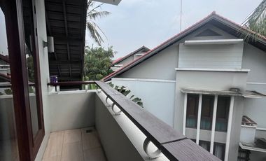 For Rent House with Balinese Style, inside Compound (Complete Facilities) at Cipete Jakarta Selatan
