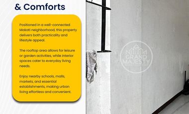 For Sale Modern Townhouse in Makati City | 4 Bedrooms with Roof Deck