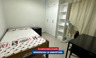 Departamento Amoblado En Primer Piso - Residencial La Angostura (Ica)