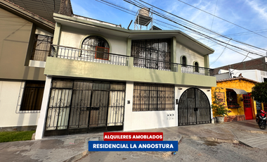 Departamento Amoblado En Primer Piso - Residencial La Angostura (Ica)