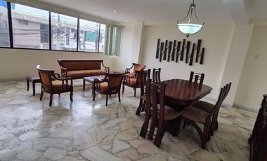 Departamento Amoblado en Alquiler en Kennedy Nueva, 3 Habitaciones, 3 Baños, Norte de Guayaquil.