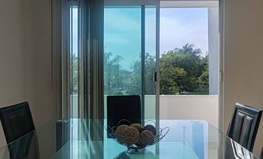 DEPARTAMENTO AMUEBLADO EN RENTA , ATRAS DE PLAZA SAN DIEGO FRACC. CON VIGILANCIA Y ÁREA VERDE