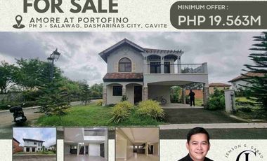 215 sqm Corner - House and Lot for Sale in Amore at Portofino near Daang Hari