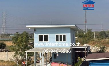 2-storey detached house, 190 sq m., detached house near Wellgrow Industry, Theparat Road, Burapha Withi Expressway, Bang Pakong, Chachoengsao