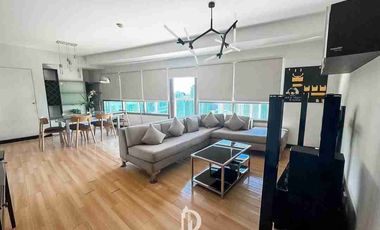 For Rent/Lease 2 BR with Maidsroom and Parking Fully Furnished Condo in - [ The Residences at Greenbelt San Lorenzo Tower ] - with Balcony Greenbelt Mall View - Corner Unit