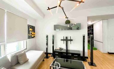 For Rent/Lease 2 BR with Maidsroom and Parking Fully Furnished Condo in - [ The Residences at Greenbelt San Lorenzo Tower ] - with Balcony Greenbelt Mall View - Corner Unit