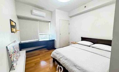 For Rent/Lease 2 BR with Maidsroom and Parking Fully Furnished Condo in - [ The Residences at Greenbelt San Lorenzo Tower ] - with Balcony Greenbelt Mall View - Corner Unit