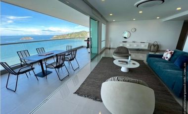 VENTA APARTAMENTO LUXURY FRENTE AL MAR RODADERO SUR – F.V
