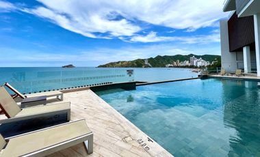 VENTA APARTAMENTO LUXURY FRENTE AL MAR RODADERO SUR – F.V