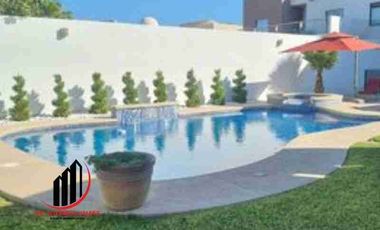 VENTA RESIDENCIA HACIENDA DE LA PALOMA,ALBERCA ,4 REMS. C/U CON BAÑO UÑY CLOSET, 1025M2 T. EQUIPADA TOTALMENTE,FRENTE A PARQUE.