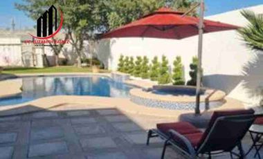 VENTA RESIDENCIA HACIENDA DE LA PALOMA,ALBERCA ,4 REMS. C/U CON BAÑO UÑY CLOSET, 1025M2 T. EQUIPADA TOTALMENTE,FRENTE A PARQUE.