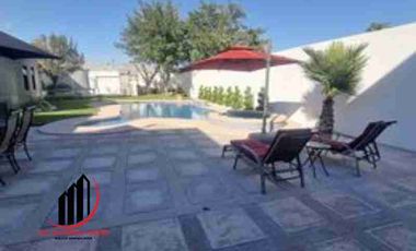 VENTA RESIDENCIA HACIENDA DE LA PALOMA,ALBERCA ,4 REMS. C/U CON BAÑO UÑY CLOSET, 1025M2 T. EQUIPADA TOTALMENTE,FRENTE A PARQUE.