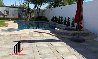 VENTA RESIDENCIA HACIENDA DE LA PALOMA,ALBERCA ,4 REMS. C/U CON BAÑO UÑY CLOSET, 1025M2 T. EQUIPADA TOTALMENTE,FRENTE A PARQUE.