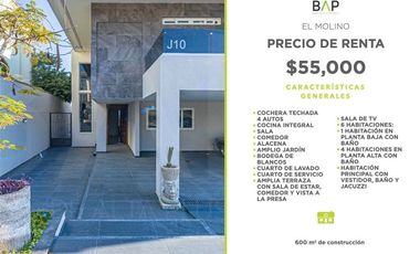 Casa en renta El Molino Cond XV