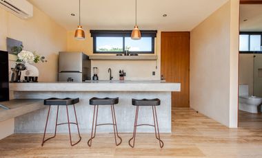 Luminoso departamento renta a corto y largo plazo en Tulum. A minutos del centro y de la playa.