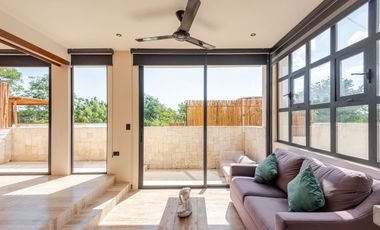 Luminoso departamento renta a corto y largo plazo en Tulum. A minutos del centro y de la playa.