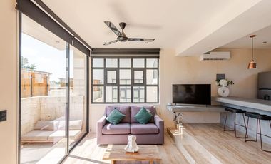 Luminoso departamento renta a corto y largo plazo en Tulum. A minutos del centro y de la playa.