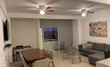 Departamento amueblado, en renta, con alberca, céntrico