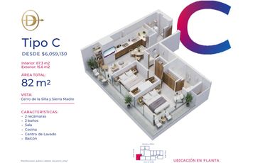 Departamentos en Preventa, Centro de Monterrey