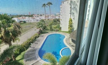 Departamento Amueblado en Renta en Flamingos – 3 Recámaras, Alberca y Terraza