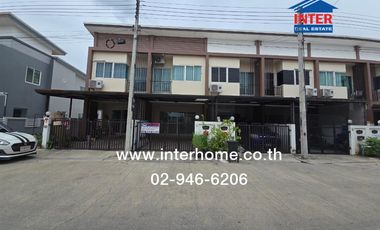 2-storey townhouse, 16 sq m, KC Cluster Village, Nimit Mai, Soi Maitrichit 7, Khlong Hok Wa Road, Nimit Mai Road, Lam Luk Ka, Pathum Thani