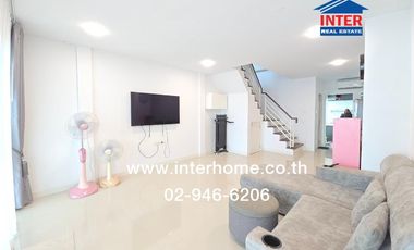 2-storey townhouse, 16 sq m, KC Cluster Village, Nimit Mai, Soi Maitrichit 7, Khlong Hok Wa Road, Nimit Mai Road, Lam Luk Ka, Pathum Thani