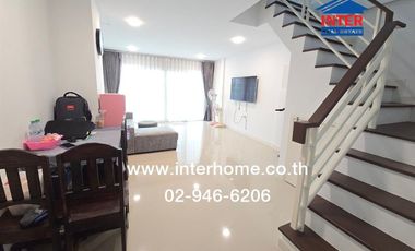 2-storey townhouse, 16 sq m, KC Cluster Village, Nimit Mai, Soi Maitrichit 7, Khlong Hok Wa Road, Nimit Mai Road, Lam Luk Ka, Pathum Thani