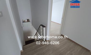 2-storey townhouse, 16 sq m, KC Cluster Village, Nimit Mai, Soi Maitrichit 7, Khlong Hok Wa Road, Nimit Mai Road, Lam Luk Ka, Pathum Thani