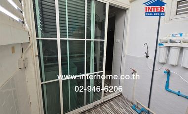 2-storey townhouse, 16 sq m, KC Cluster Village, Nimit Mai, Soi Maitrichit 7, Khlong Hok Wa Road, Nimit Mai Road, Lam Luk Ka, Pathum Thani