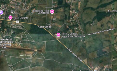 FINCA EN VENTA VIA PUERTO LOPEZ APIAY
