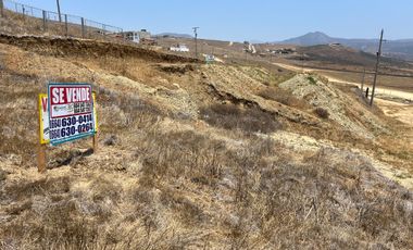Terreno con Vista al Mar en Venta Lomas de Cantamar, Baja California. 380 M2.