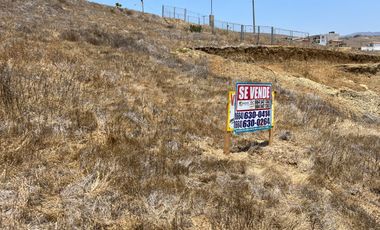Terreno con Vista al Mar en Venta Lomas de Cantamar, Baja California. 380 M2.