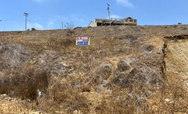 Terreno con Vista al Mar en Venta Lomas de Cantamar, Baja California. 380 M2.