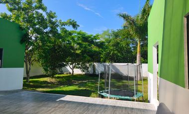 Venta ó renta de casa SIN muebles de un piso y 3 recámaras en Baspul