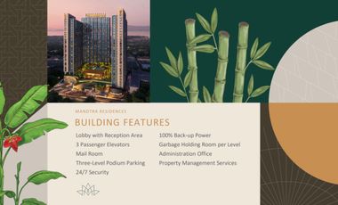 For Sale: Studio with Balcony at Mandtra Residences in Tipolo, Mandaue City - 26.94sqm.