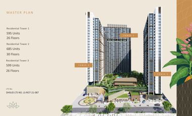 For Sale: Studio with Balcony at Mandtra Residences in Tipolo, Mandaue City - 22sqm.