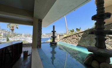 CASA DE PLAYA en Acapulco Guerrero con concesión de playa